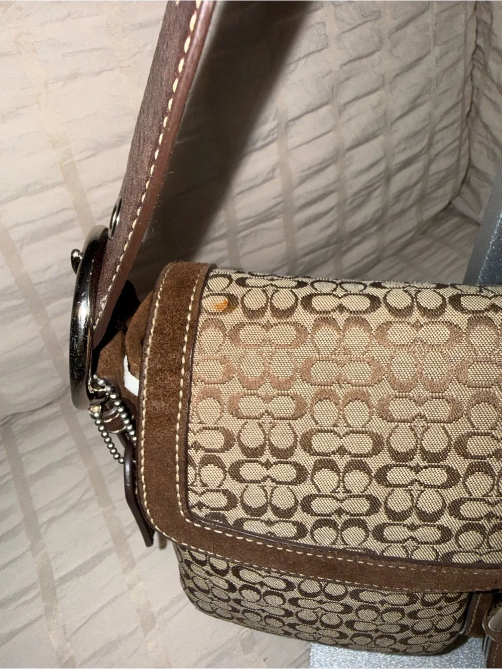 Vintage Coach Y2K Signature Double Pocket Soho